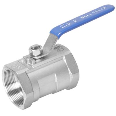 Stainless Steel 1pc Thread Ball Valve