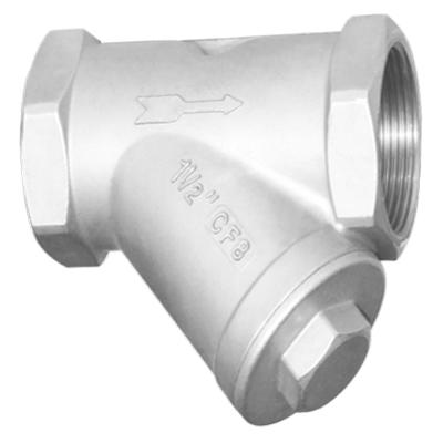 Stainless Steel Thread Y Type Strainer